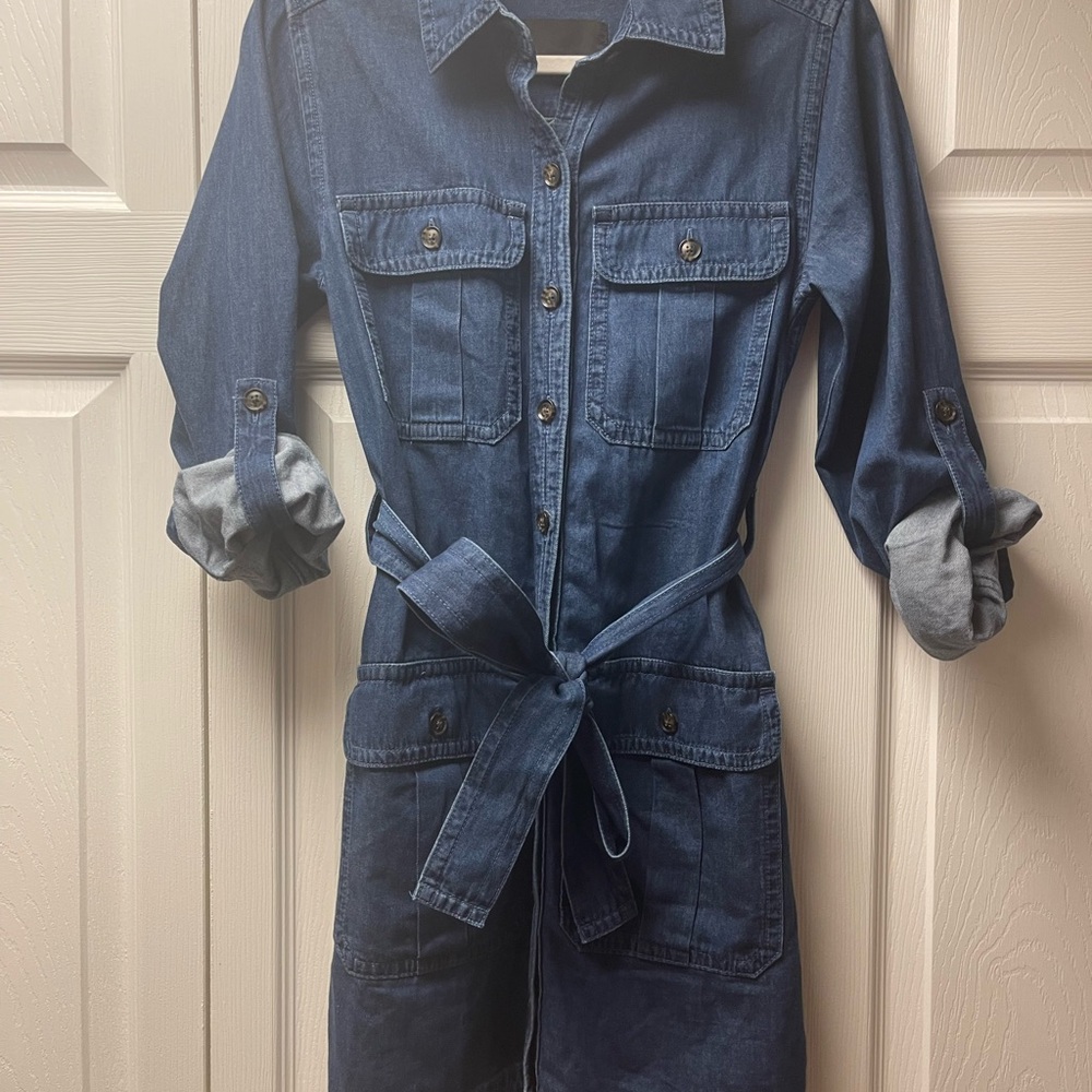 Banana Republic Heritage Expedition shirt dress woman’s size XS NWT - Picture 6 of 8
